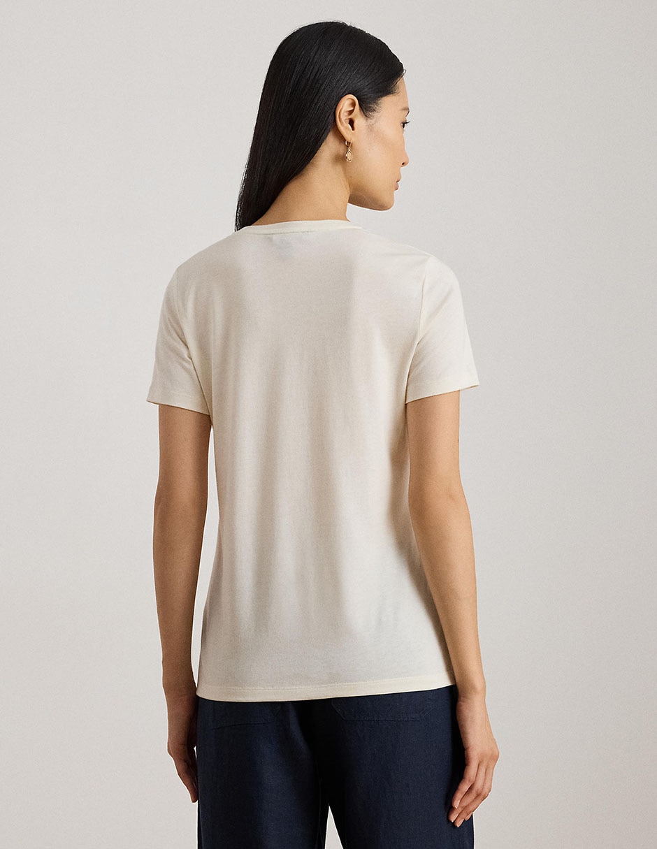 Blusa manga corta para mujer