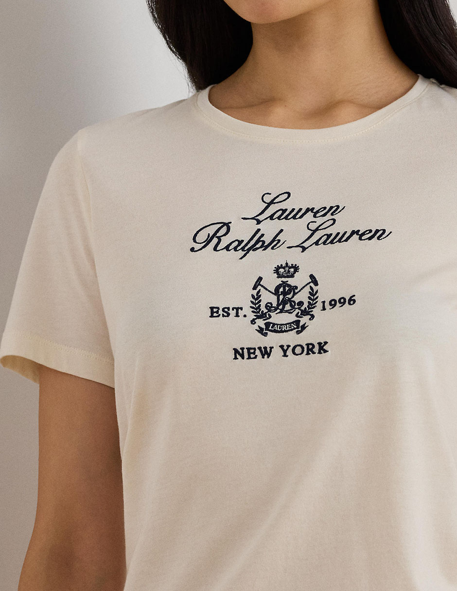 Blusa manga corta para mujer