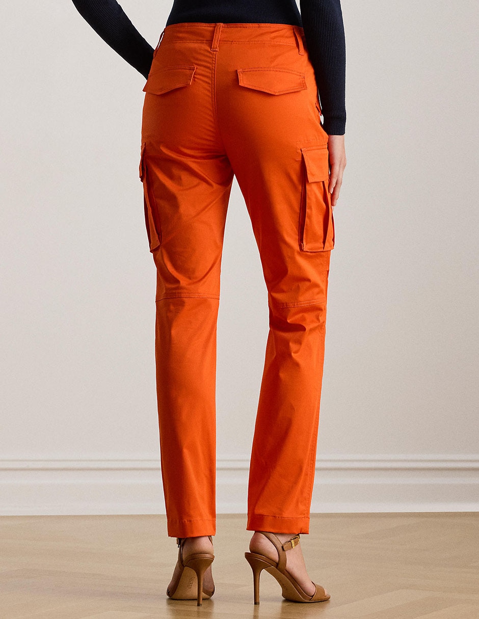 Pantalón cargo slim para mujer 5