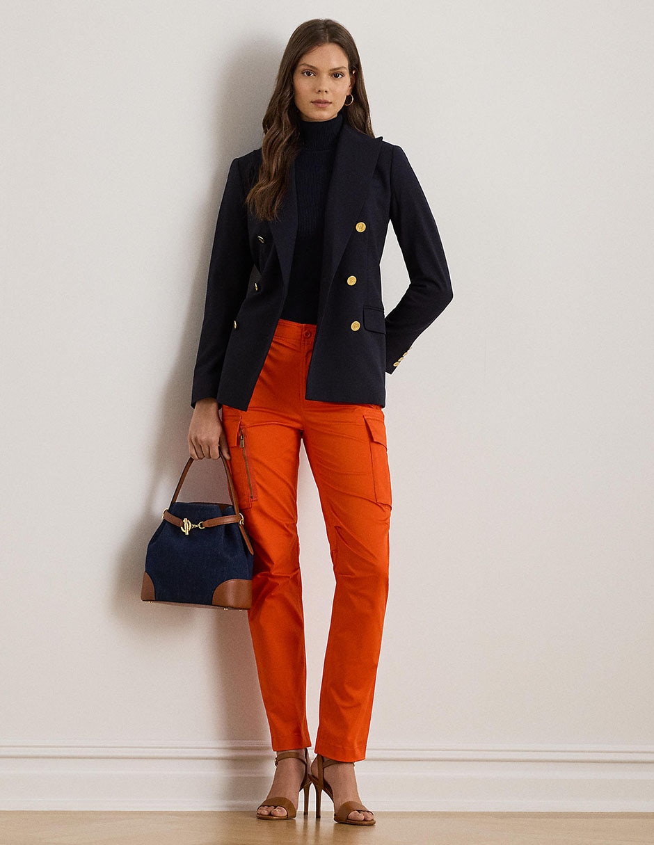 Pantalón cargo slim para mujer 6