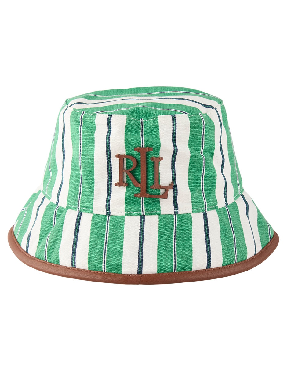 Sombrero bucket estampado a rayas