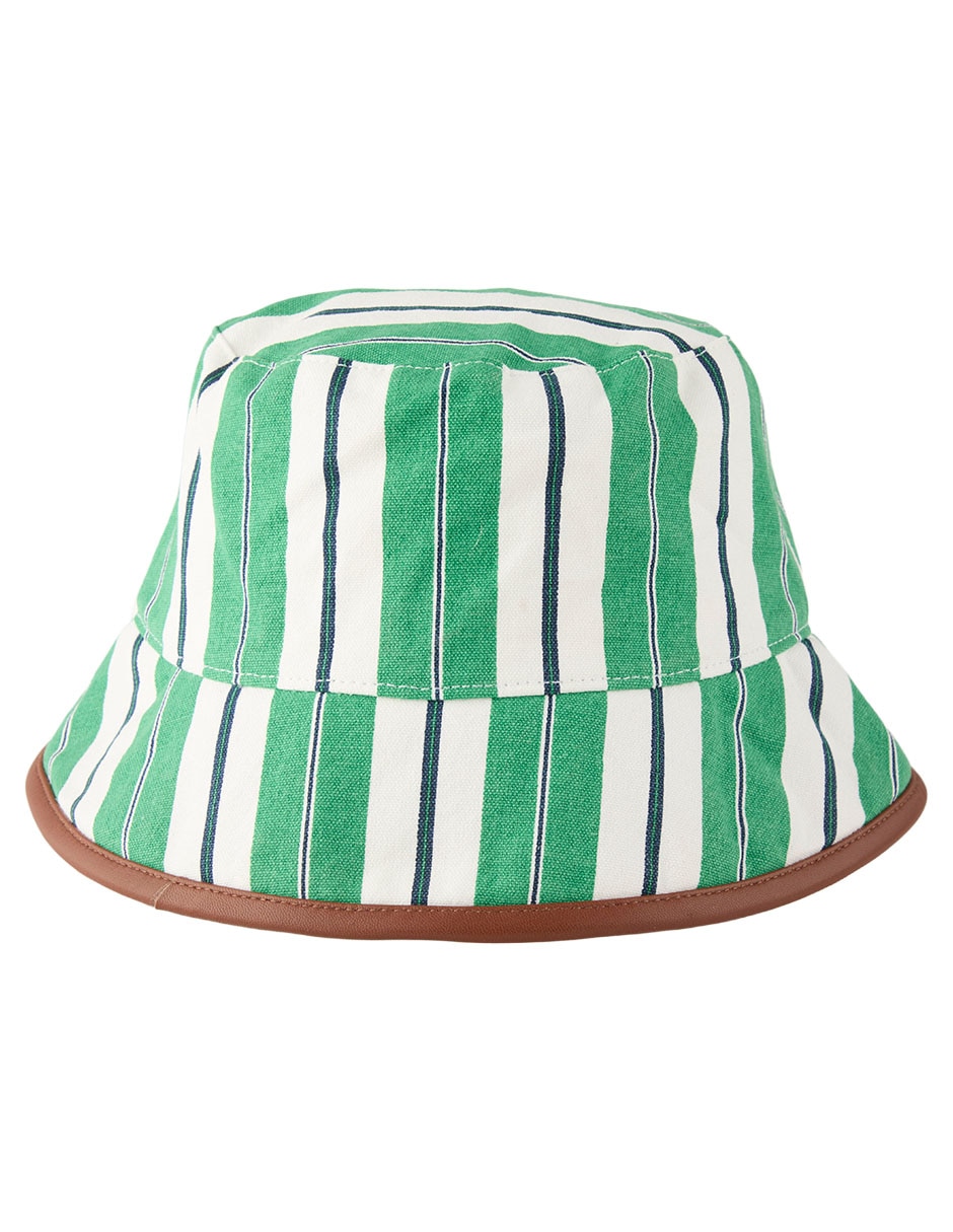 Sombrero bucket estampado a rayas 7