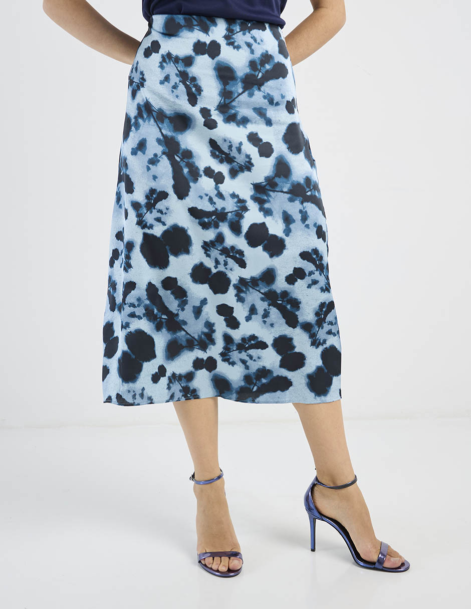 Falda midi Calvin Klein de algodón a la cintura Falda midi Calvin Klein de algodón a la cintura