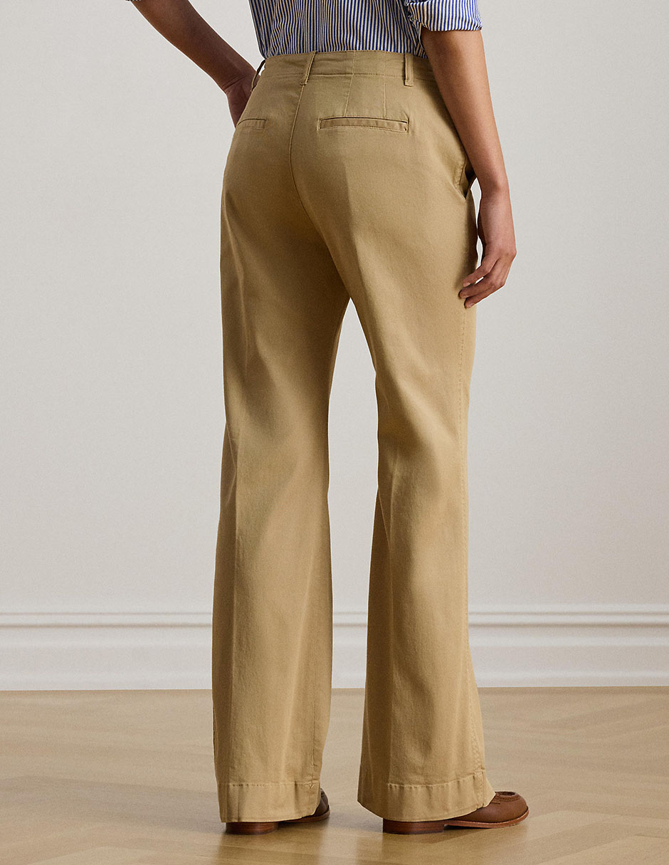 Pantalón chino acampanado para mujer 5