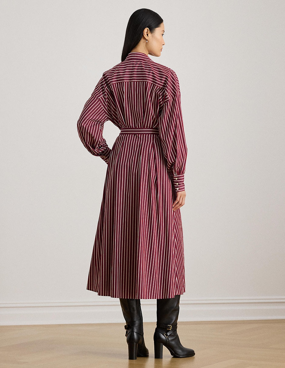 Vestido midi casual Lauren Petite para mujer