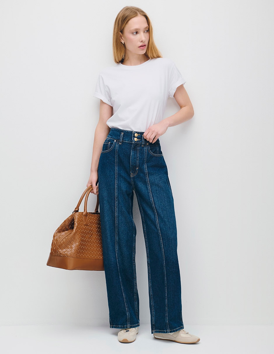 Jeans wide leg para mujer 5