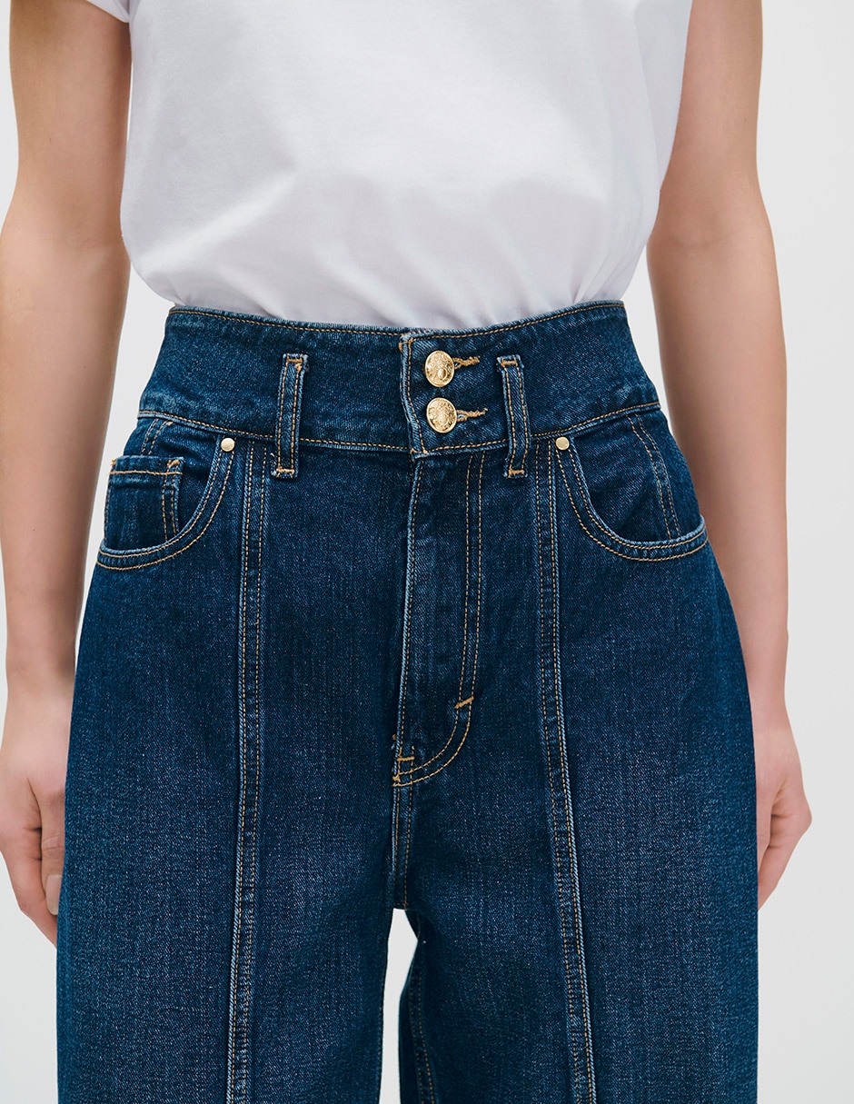 Jeans wide leg para mujer 7