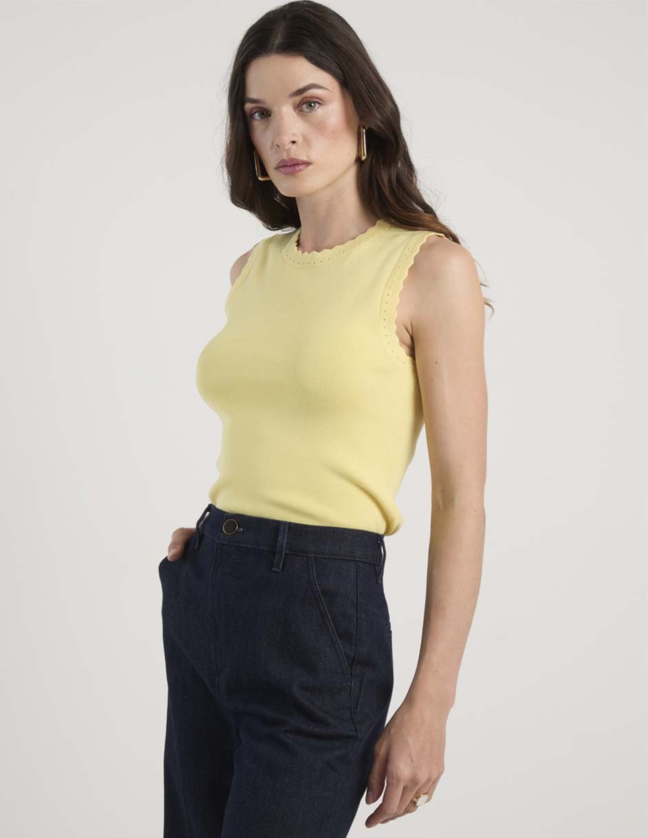 Suéter cuello redondo para mujer 2