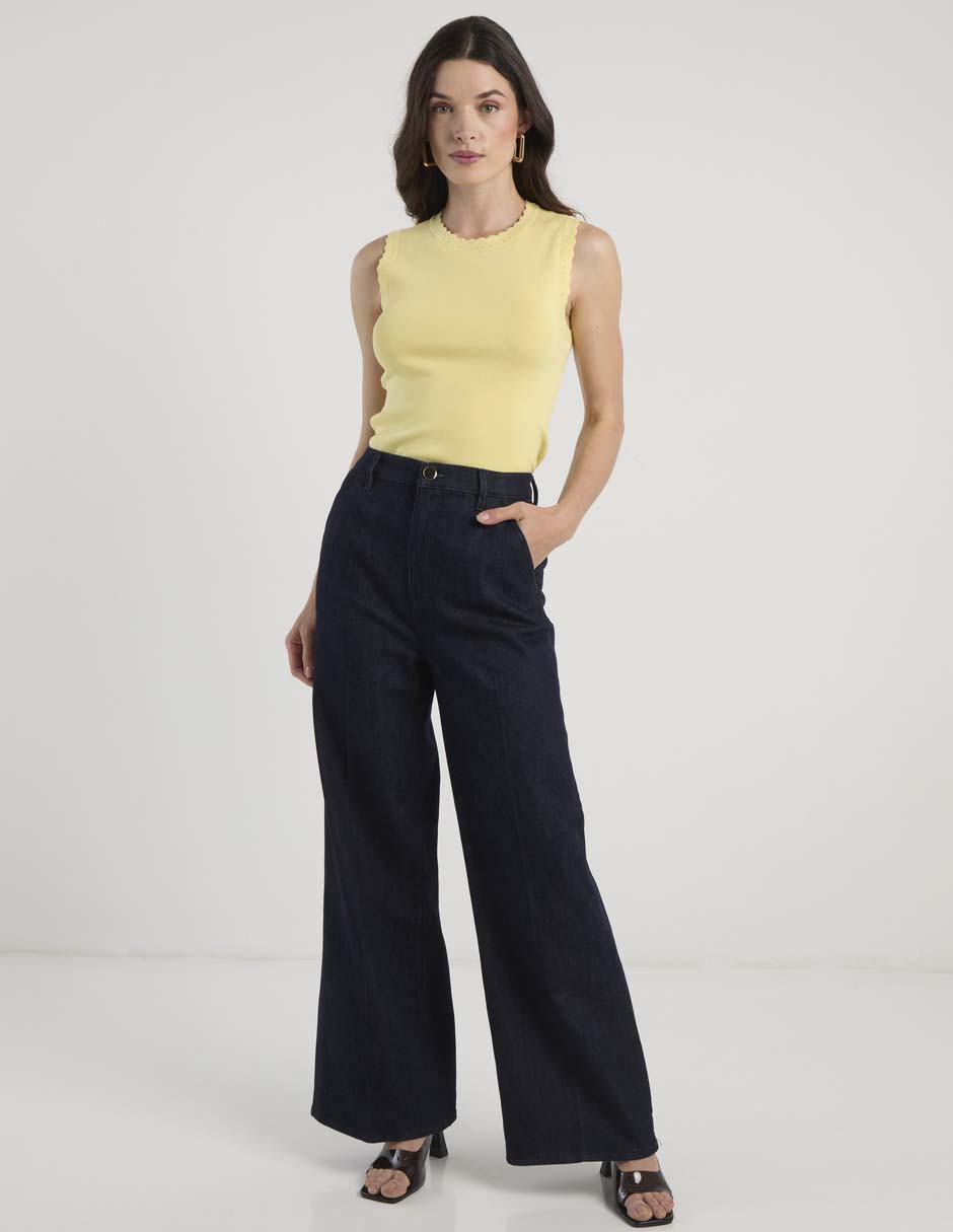 Suéter cuello redondo para mujer 3