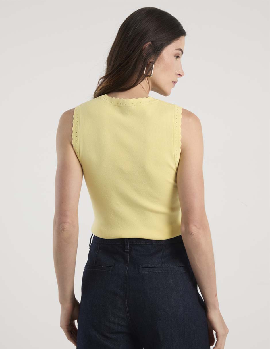 Suéter cuello redondo para mujer 6