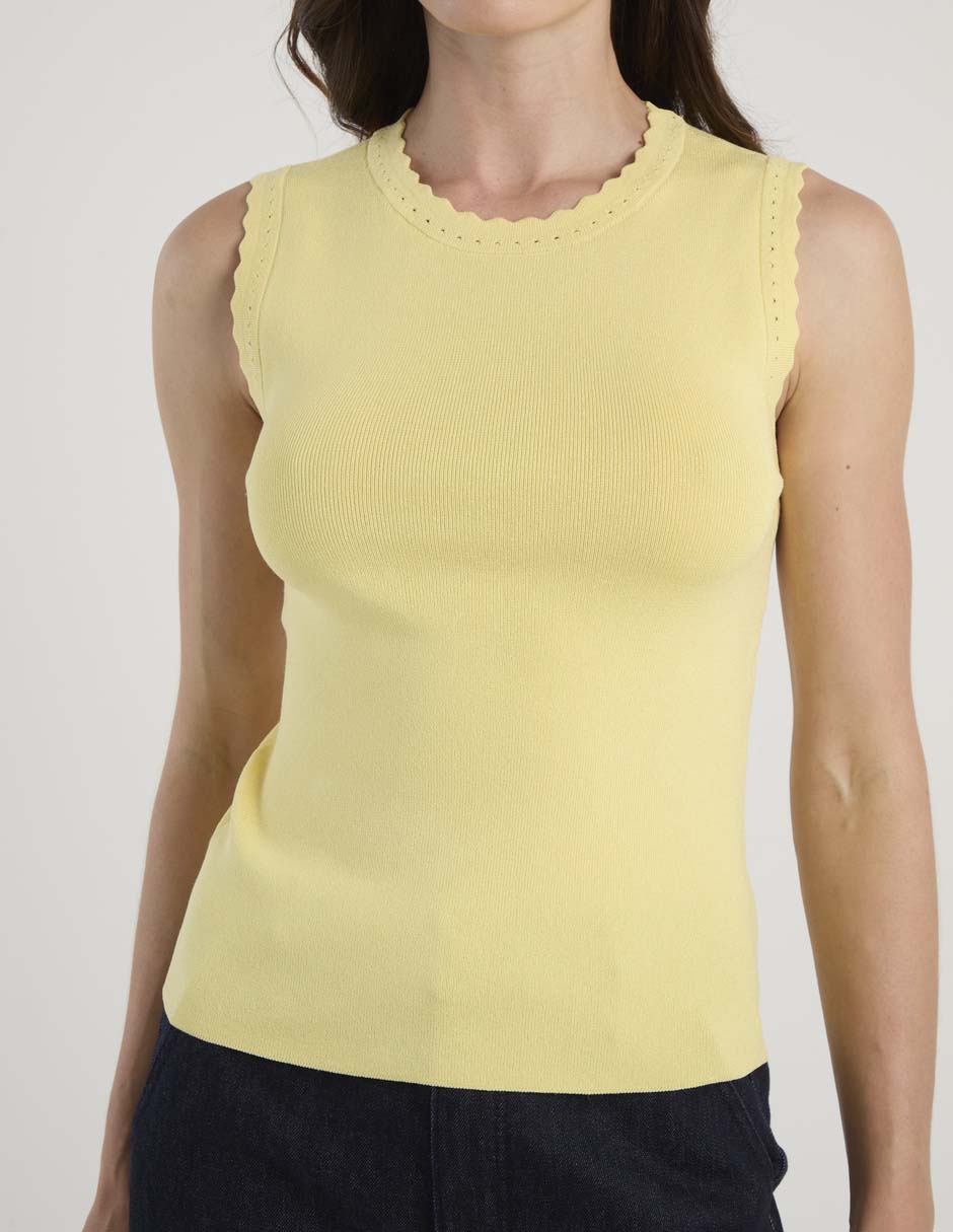 Suéter cuello redondo para mujer 7
