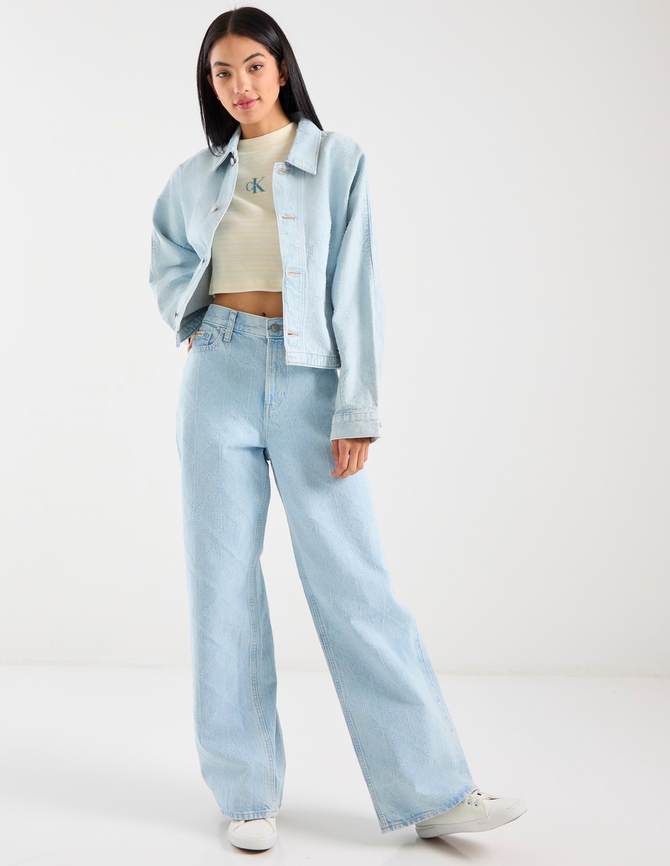 Jeans relaxed amplio para mujer 2