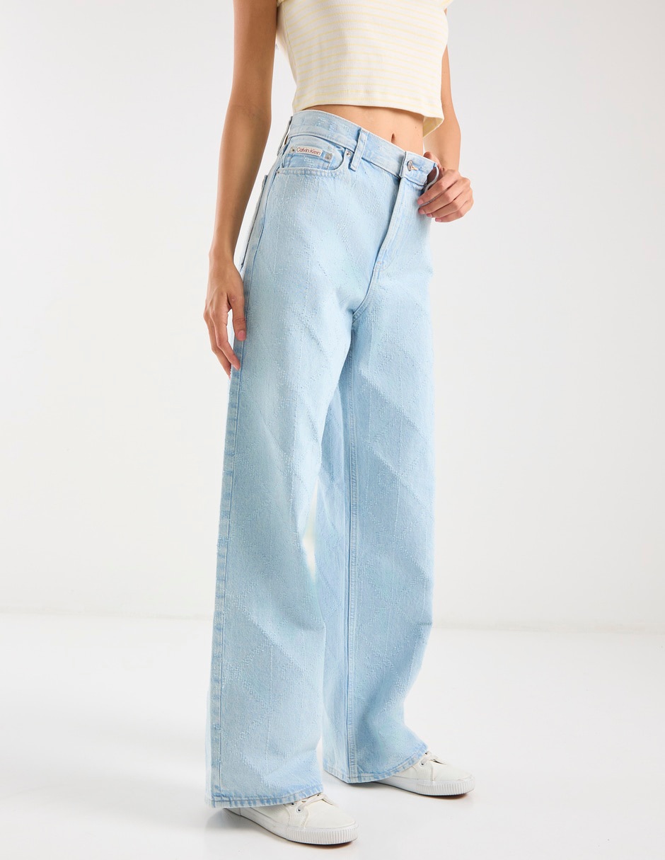 Jeans relaxed amplio para mujer 5