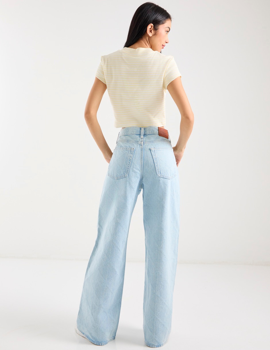 Jeans relaxed amplio para mujer 6
