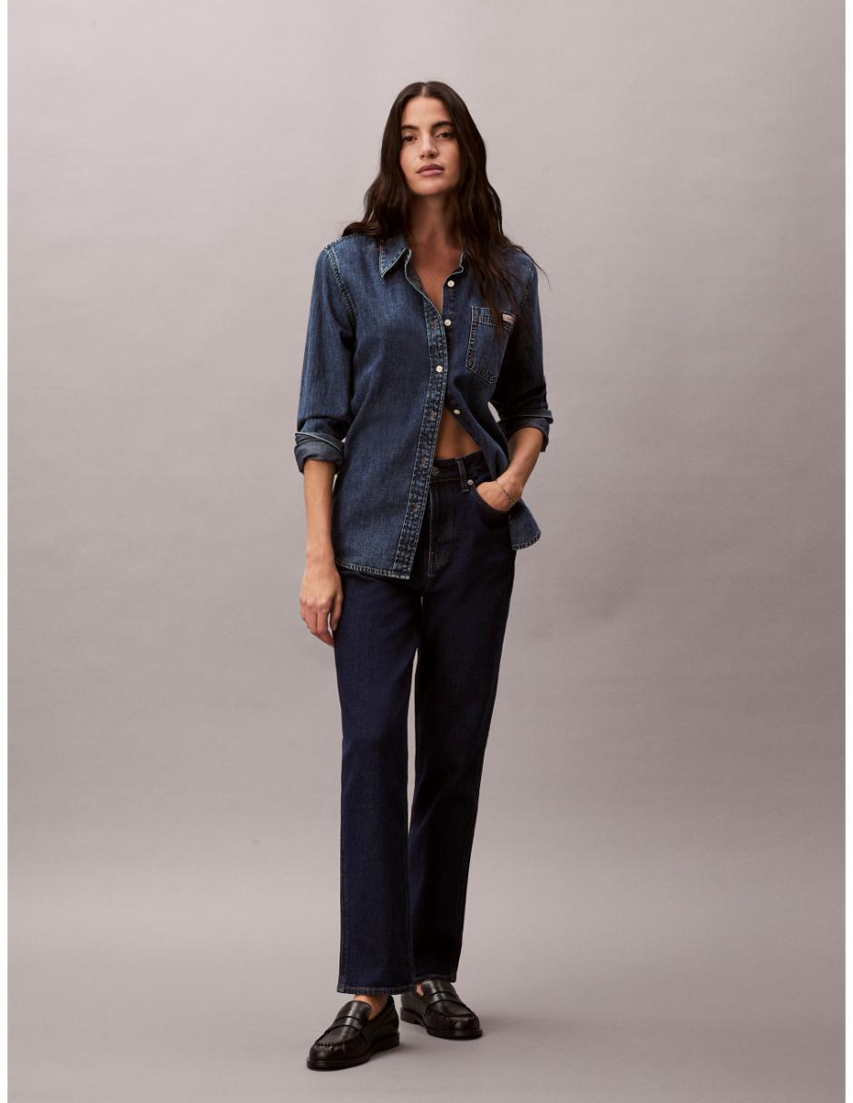Jeans slim media cintura Calvin Klein 47F749G-GWI para mujer Jeans slim media cintura Calvin Klein 47F749G-GWI para mujer