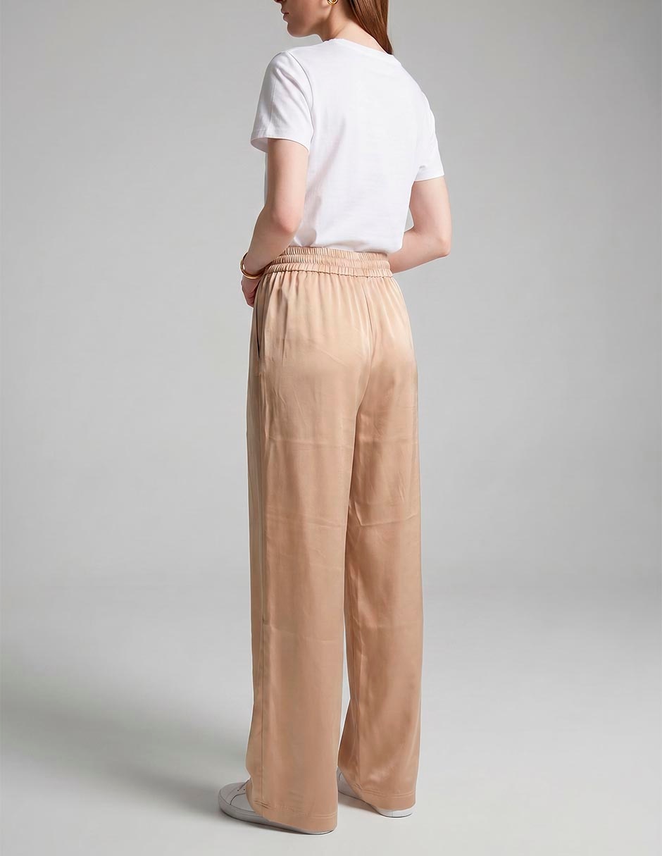 Pantalón Relaxed Lacoste Acampanado Para Mujer