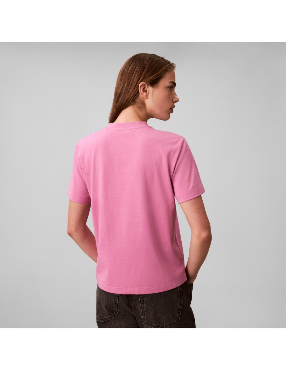 Playera manga corta cuello redondo mujer 5