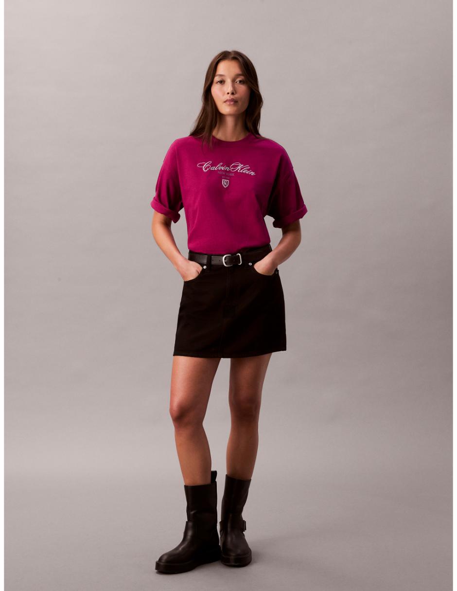 Playera manga al codo cuello alto mujer Playera manga al codo cuello alto mujer