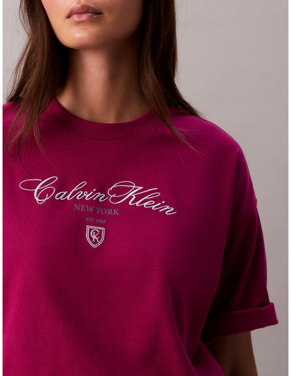 Playera manga al codo cuello alto mujer 3