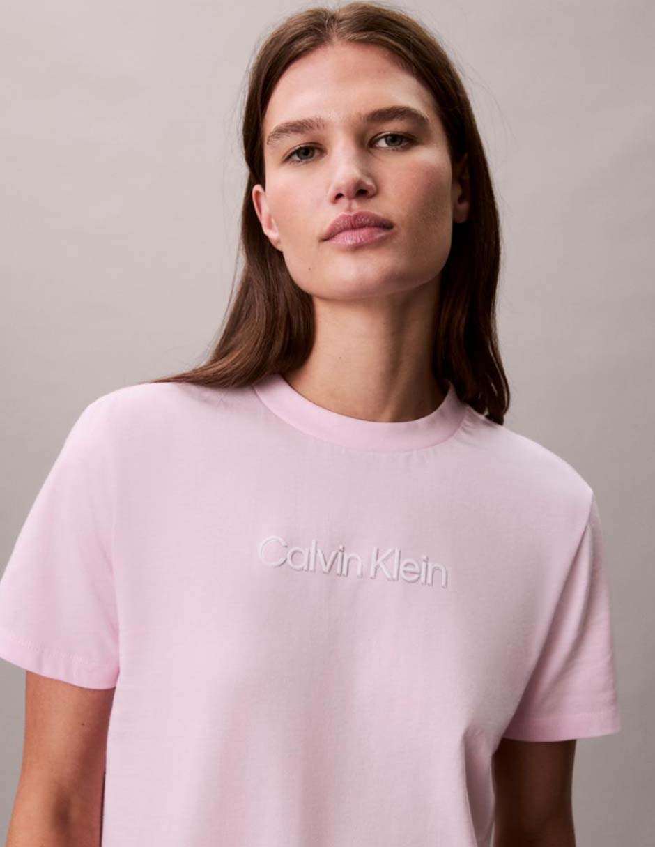 Playera manga corta cuello redondo mujer 4