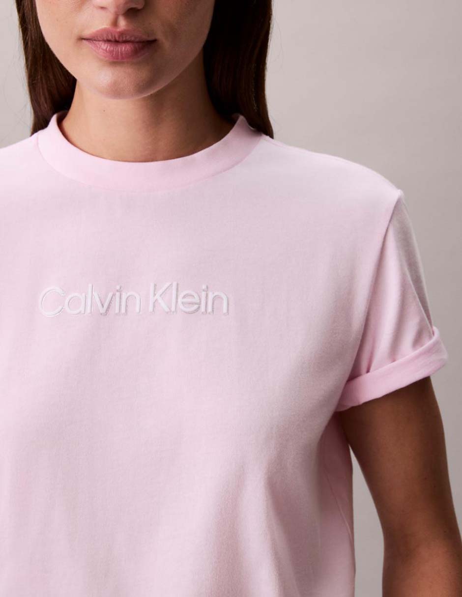 Playera manga corta cuello redondo mujer 2