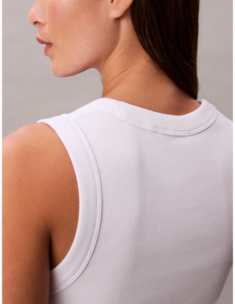 Top Calvin Klein cuello redondo tirante ancho