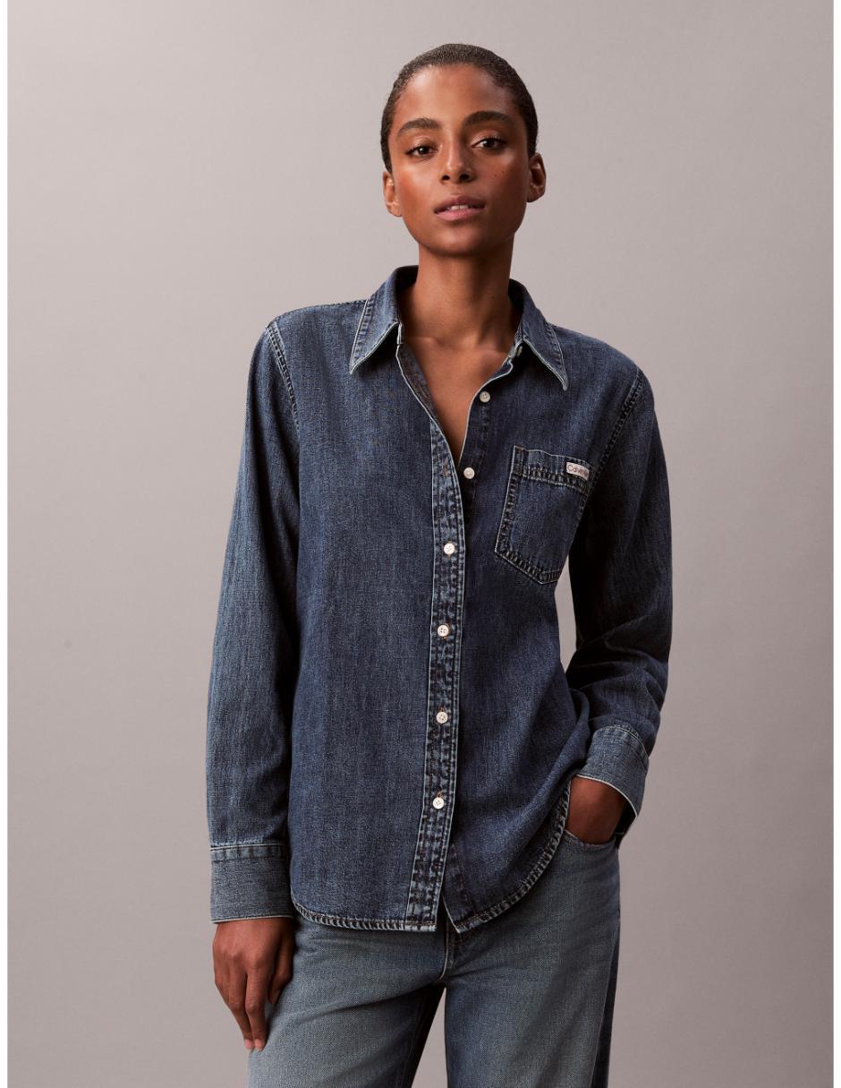 Blusa Calvin Klein manga larga para mujer Blusa Calvin Klein manga larga para mujer