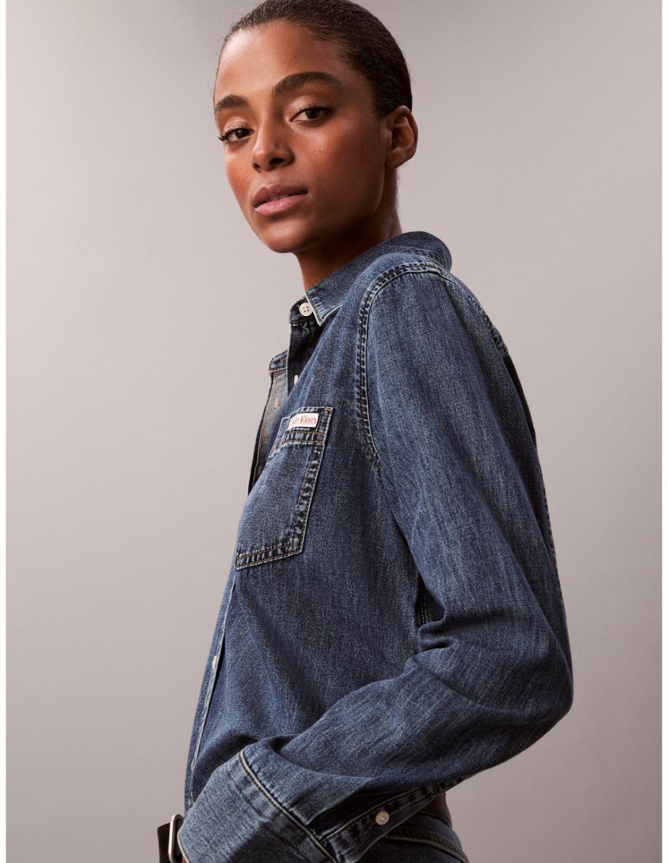 Blusa Calvin Klein manga larga para mujer 3