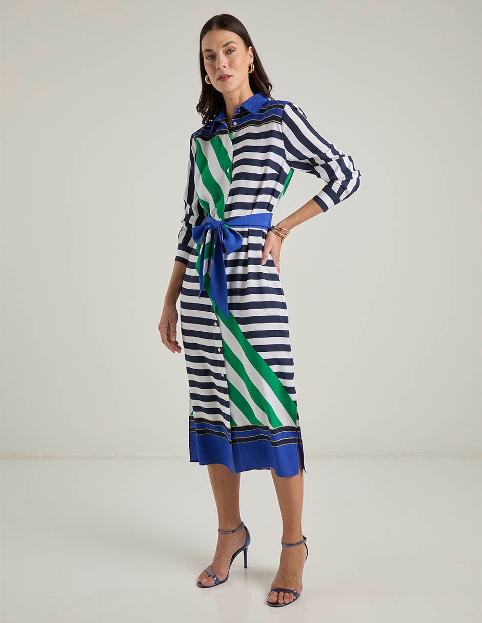 Vestido midi casual para mujer