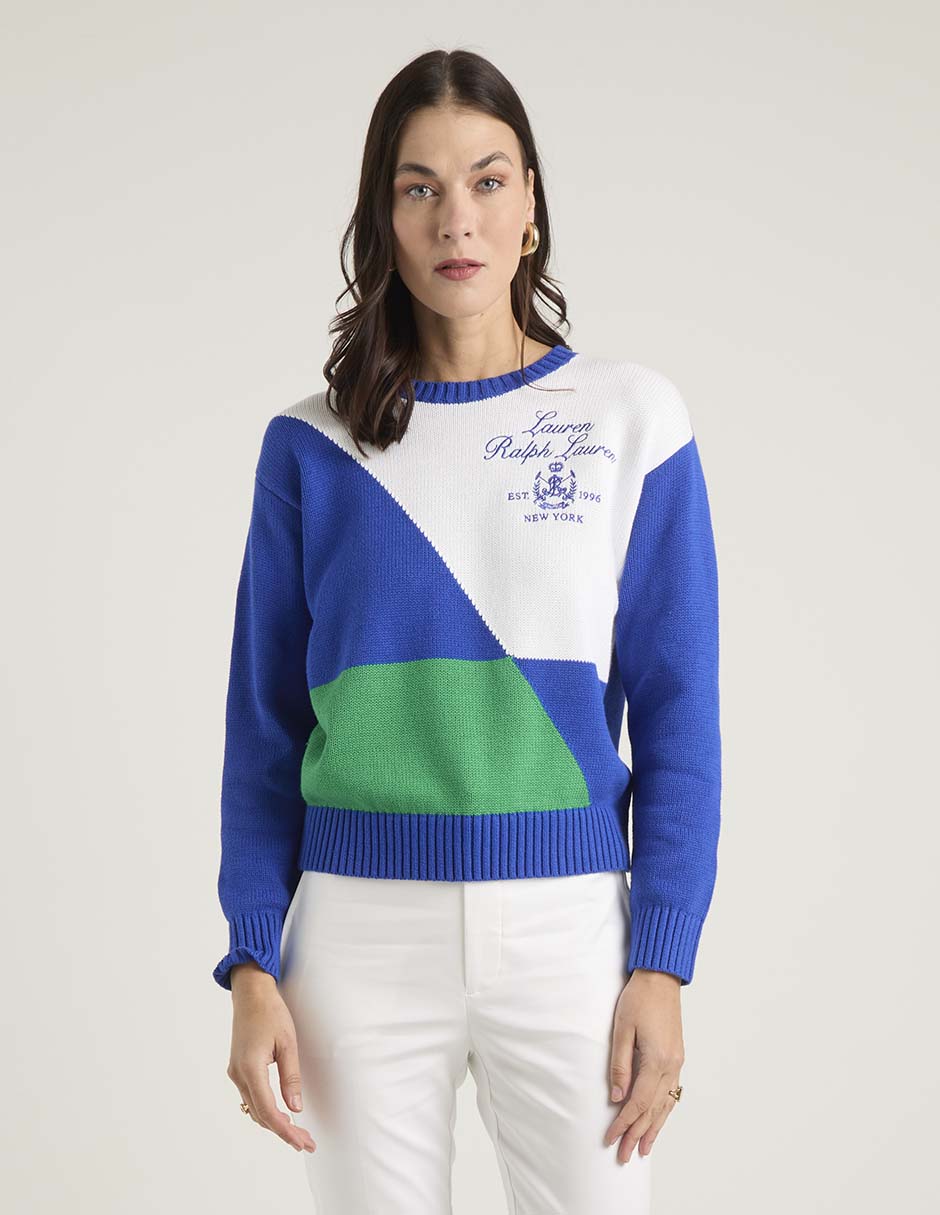 Suéter Lauren Ralph Lauren cuello redondo para mujer