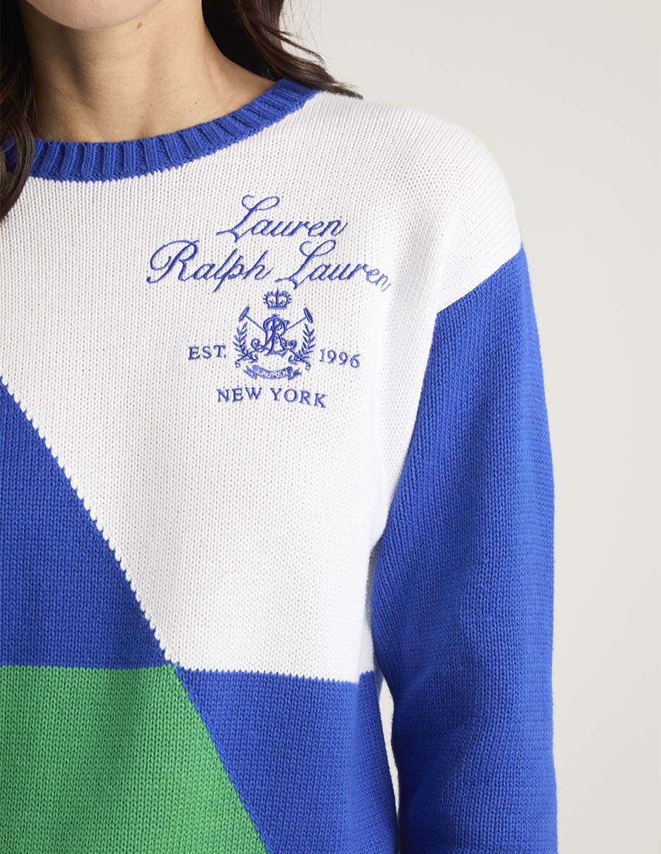 Suéter Lauren Ralph Lauren cuello redondo para mujer