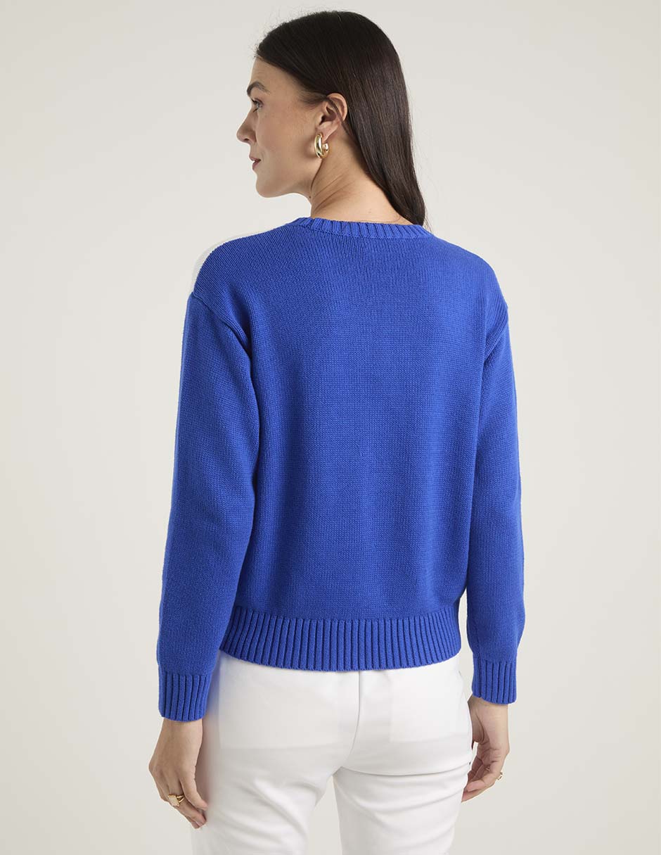 Suéter Lauren Ralph Lauren cuello redondo para mujer