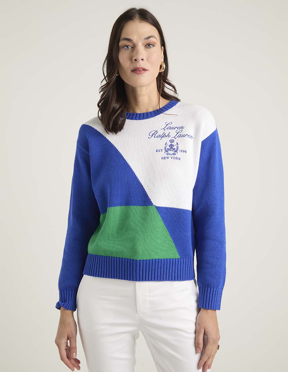 Suéter Lauren Ralph Lauren cuello redondo para mujer