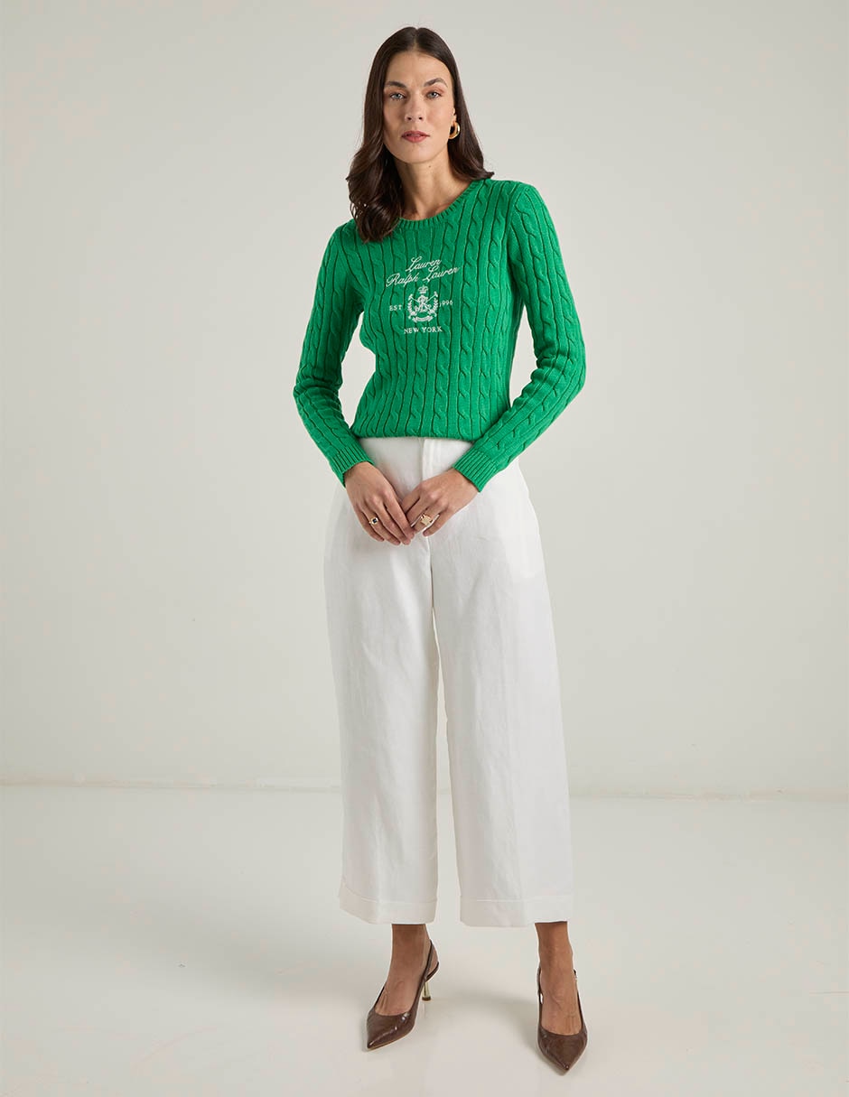 Pantalón Lauren Ralph Lauren amplio para mujer