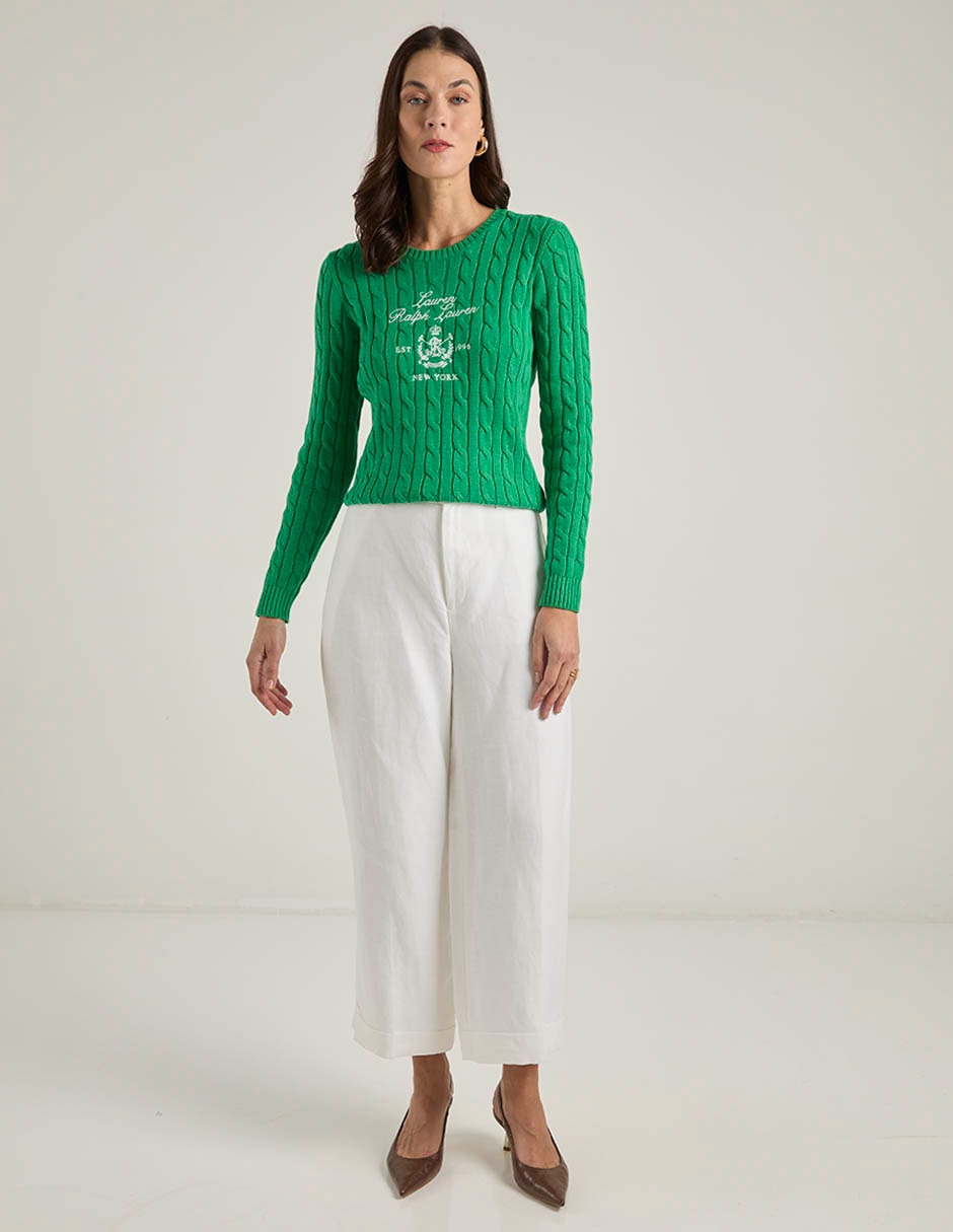 Pantalón Lauren Ralph Lauren amplio para mujer
