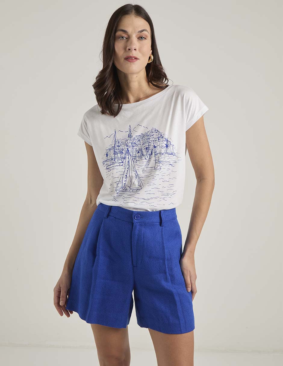 Blusa manga corta para mujer Blusa manga corta para mujer