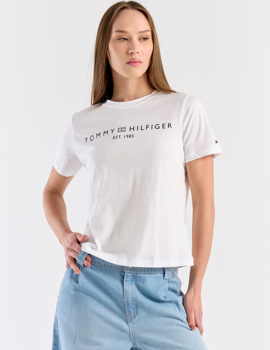 Playera manga corta cuello redondo mujer Playera manga corta cuello redondo mujer