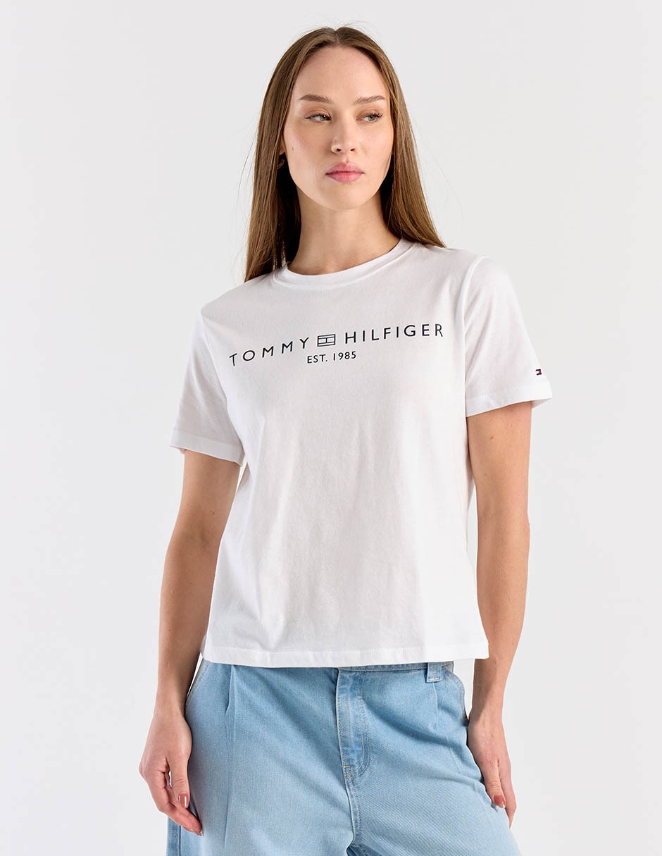 Playera manga corta cuello redondo mujer 5