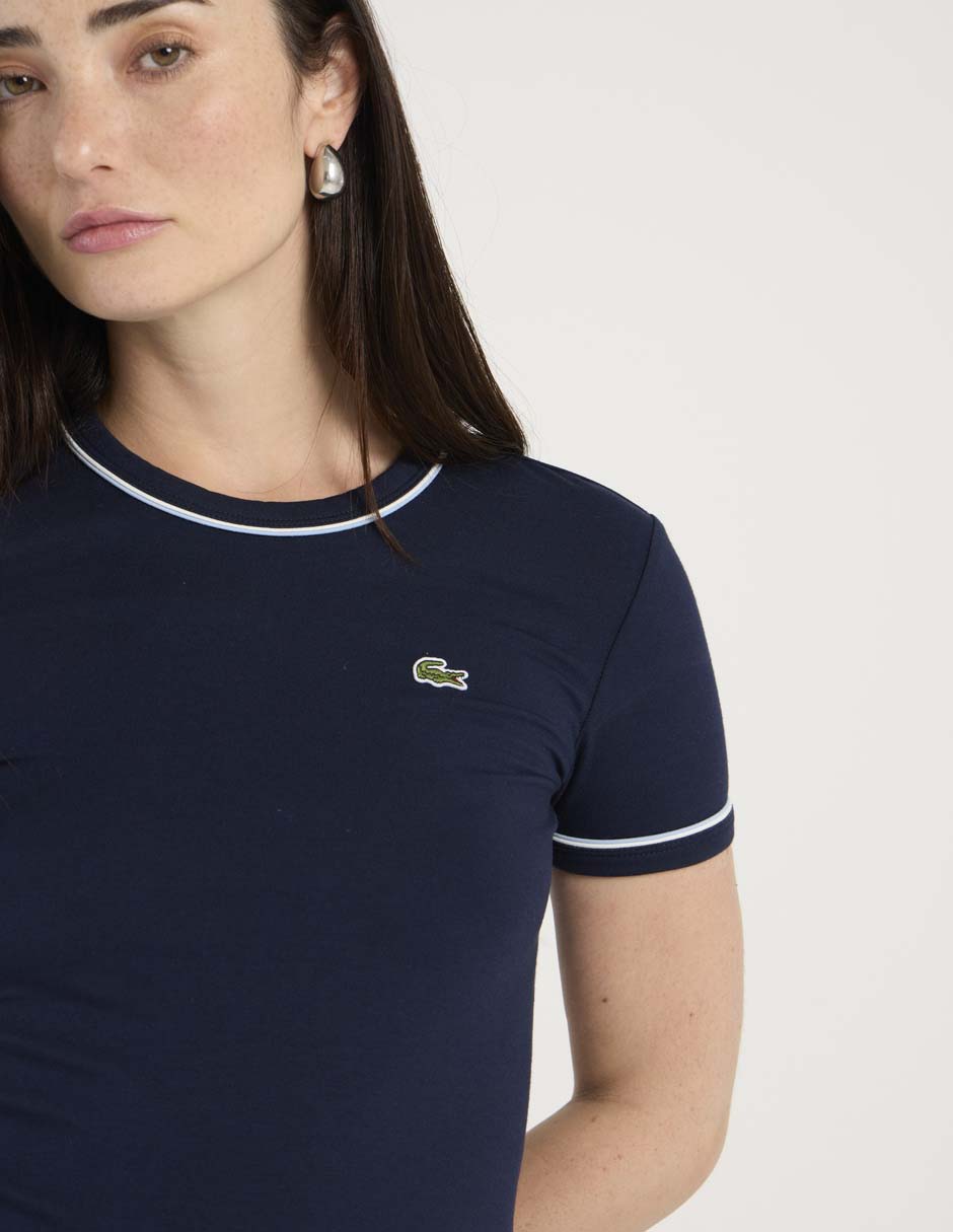 Playera manga corta Core Collection cuello redondo para mujer 4