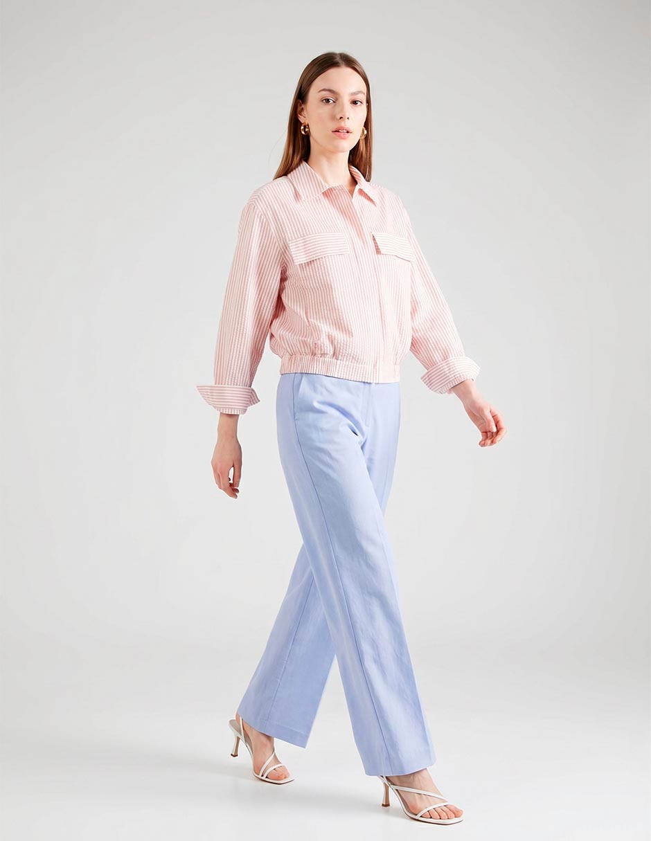 Blusa camisera sportswear 'manga' larga 'para mujer'