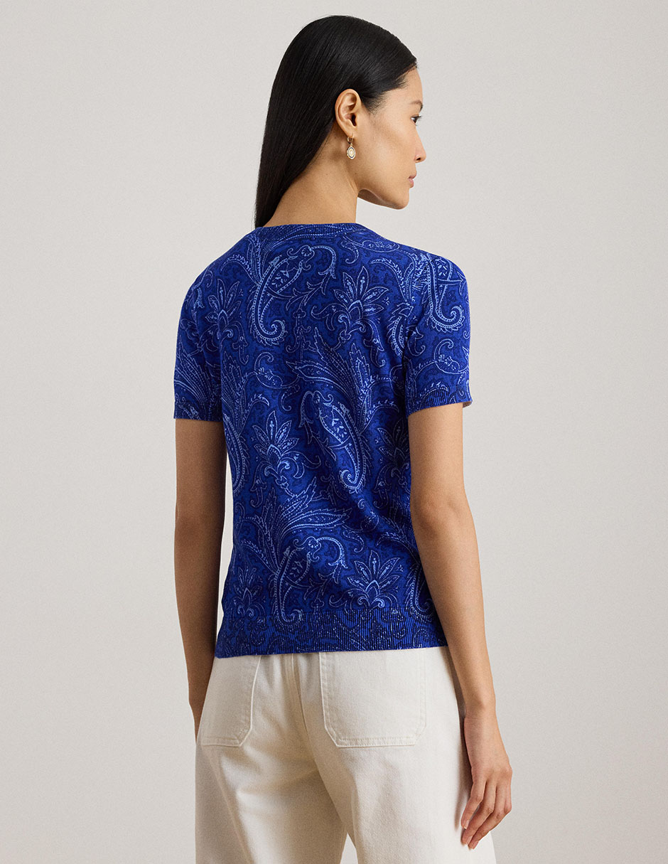 Blusa manga corta para mujer