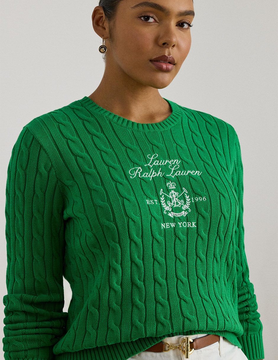 Suéter Lauren Plus cuello redondo para mujer