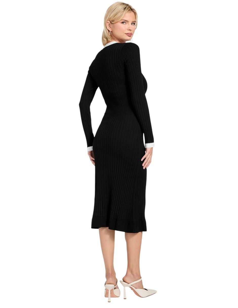 Vestido a la rodilla casual para mujer