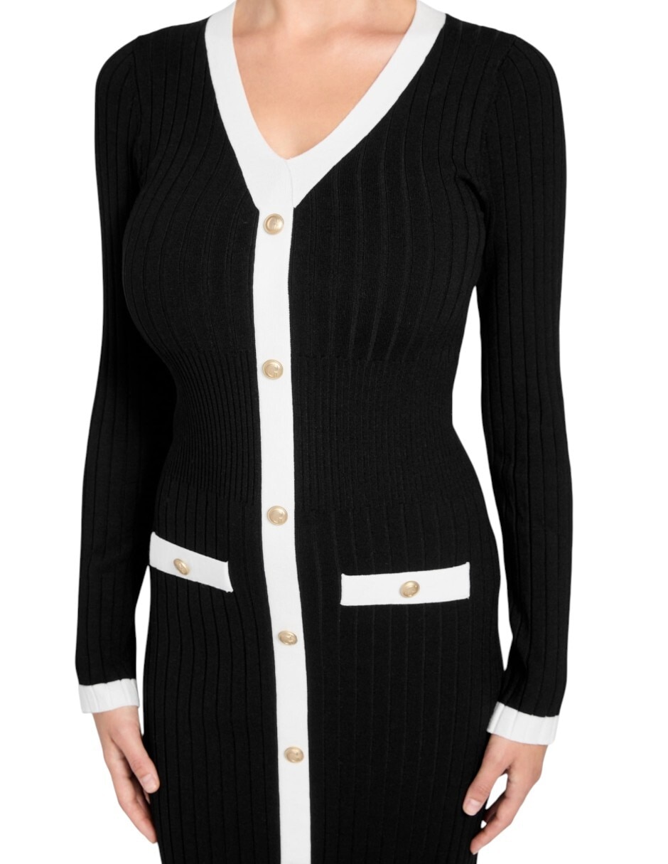 Vestido a la rodilla casual para mujer