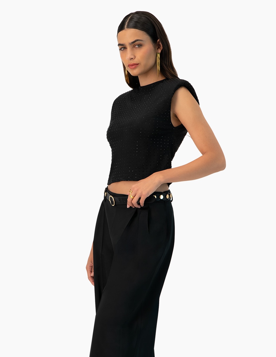 Blusa sin manga para mujer 3