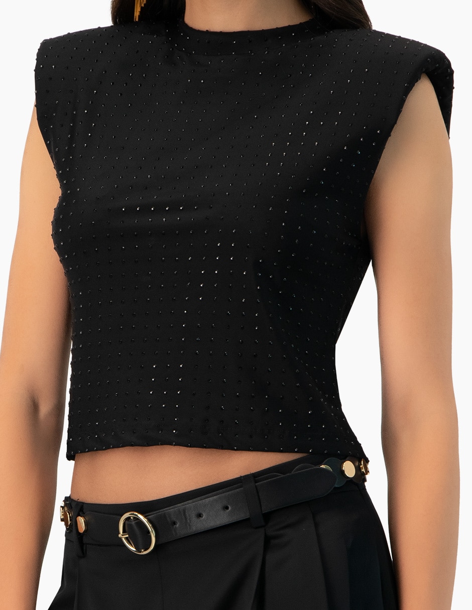 Blusa sin manga para mujer 6