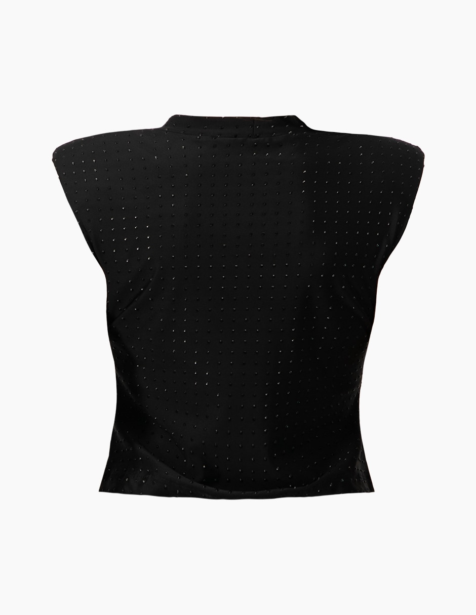Blusa sin manga para mujer 8
