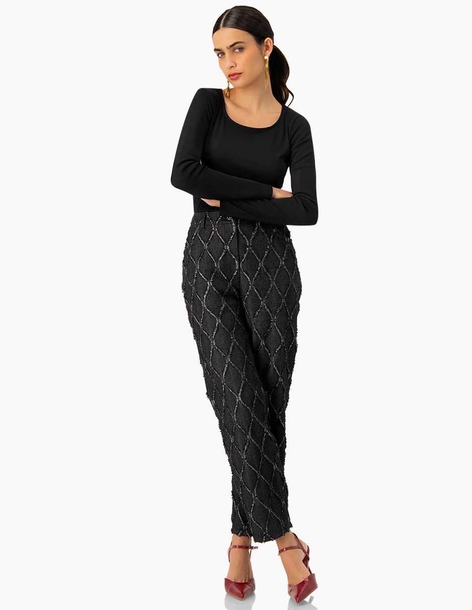 Pantalón regular para mujer