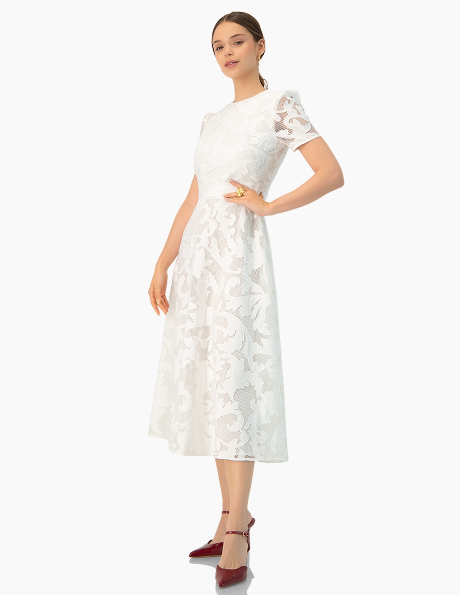 Vestido midi casual para mujer 8