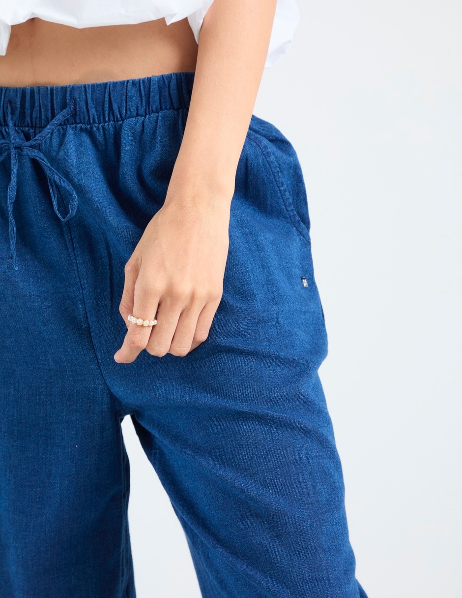 Pantalón relaxed amplio para mujer 3
